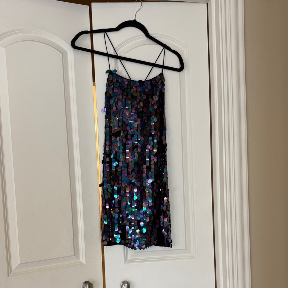 Free People Iridescent Sequin Dress